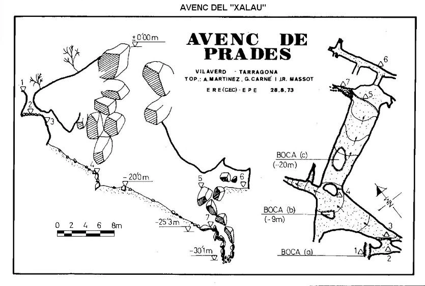Topografía de XALAU, AVENC DEL (3 de 3)