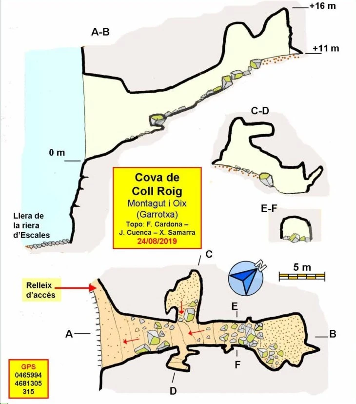 Topografía de COLL ROIG, COVA DE (1 de 1)