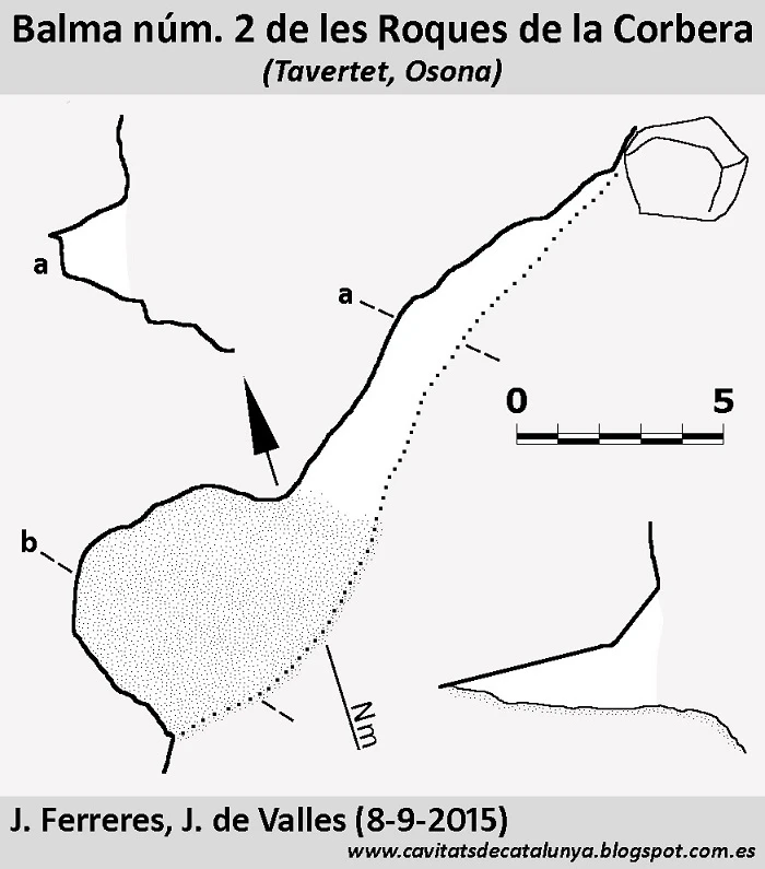 Survey of ROQUES DE LA CORBERA, BALMA Nº2 DE LES (1 of 1)