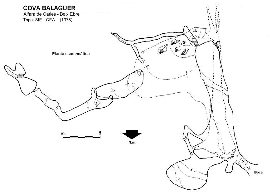 Topografía de BALAGUER, COVA (1 de 2)