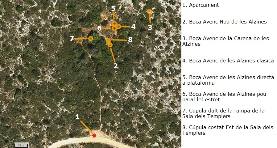 Topographie de ALZINES, AVENC DE LES (2 sur 7)