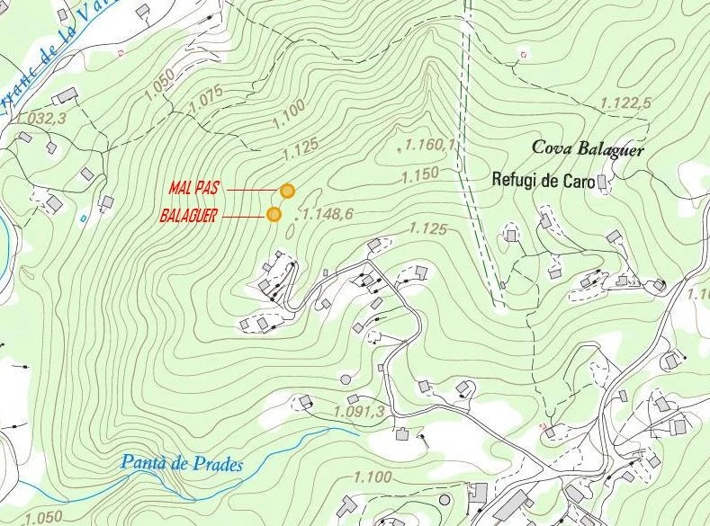Topografía de MAL PAS, COVA DEL (1 de 1)