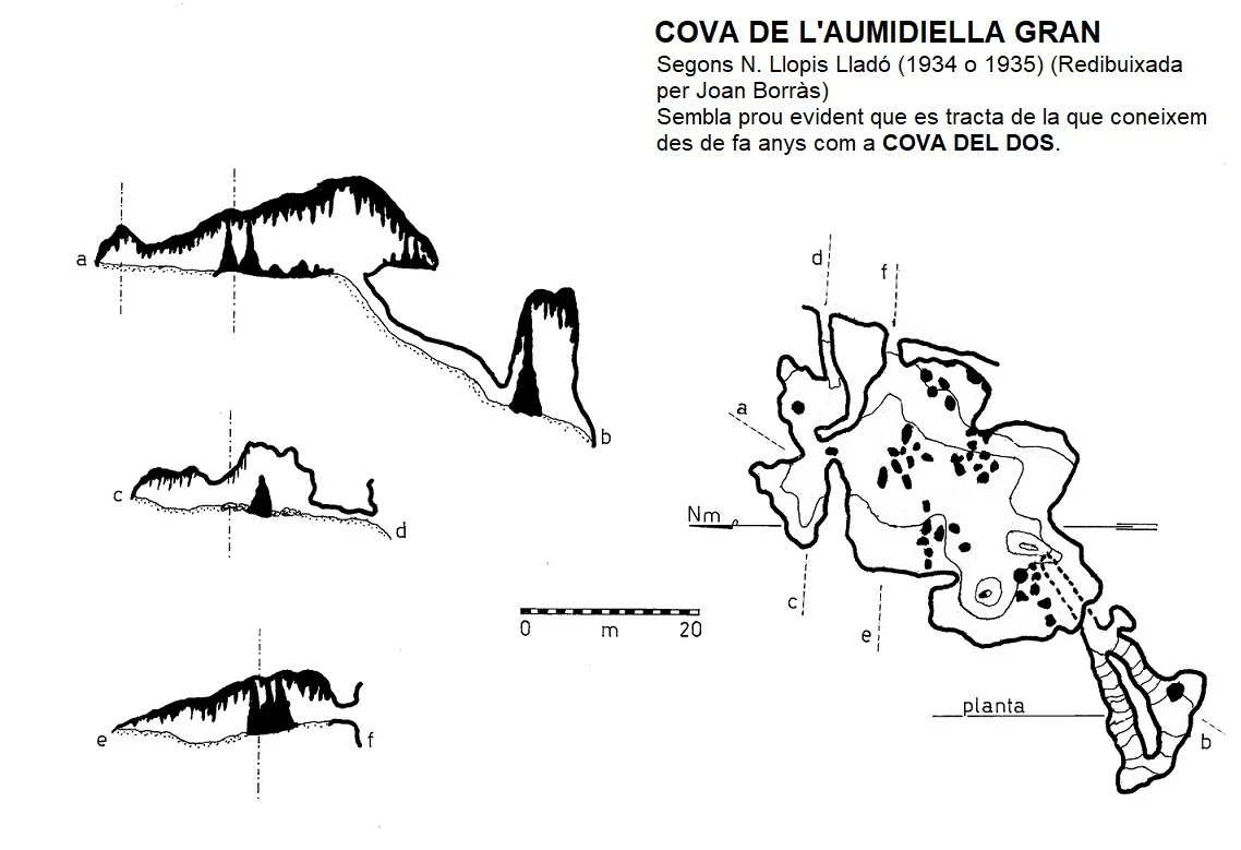 Topografia de DOS, COVA DEL (2 de 2)