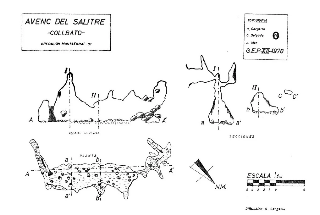 Topografia de SALNITRE, AVENC DEL (1 de 1)