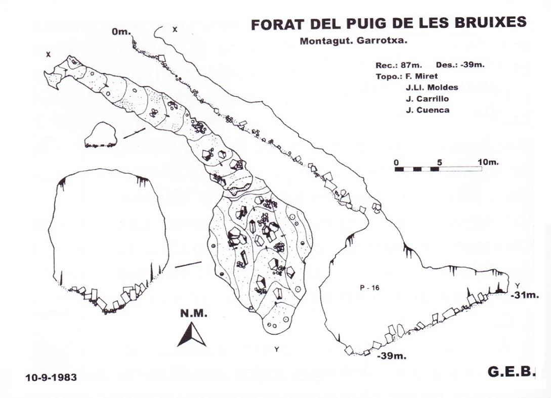 Topografía de PUIG DE LES BRUIXES, FORAT DEL (1 de 1)
