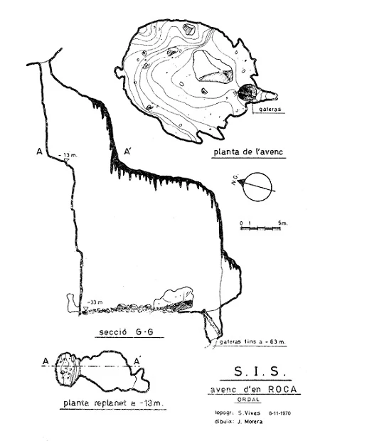 Topografia de ROCA,  AVENC D'EN (1 de 4)