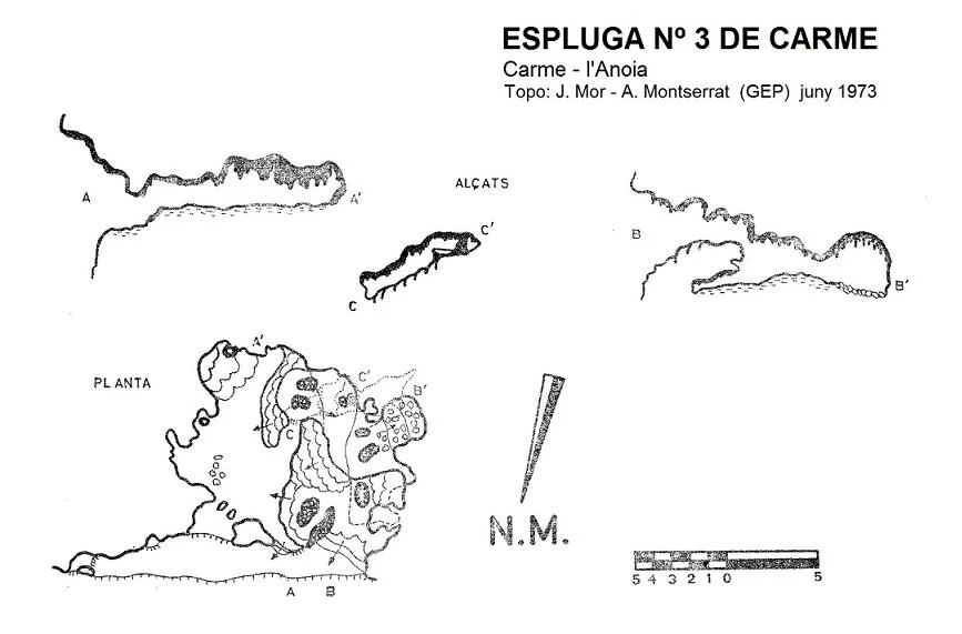 Topografia de POU, COVA DEL (2 de 2)