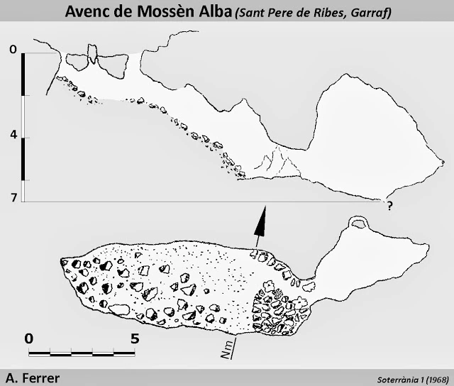 Topografía de MAS DE MOSSÈN ALBA, AVENC DEL (1 de 2)