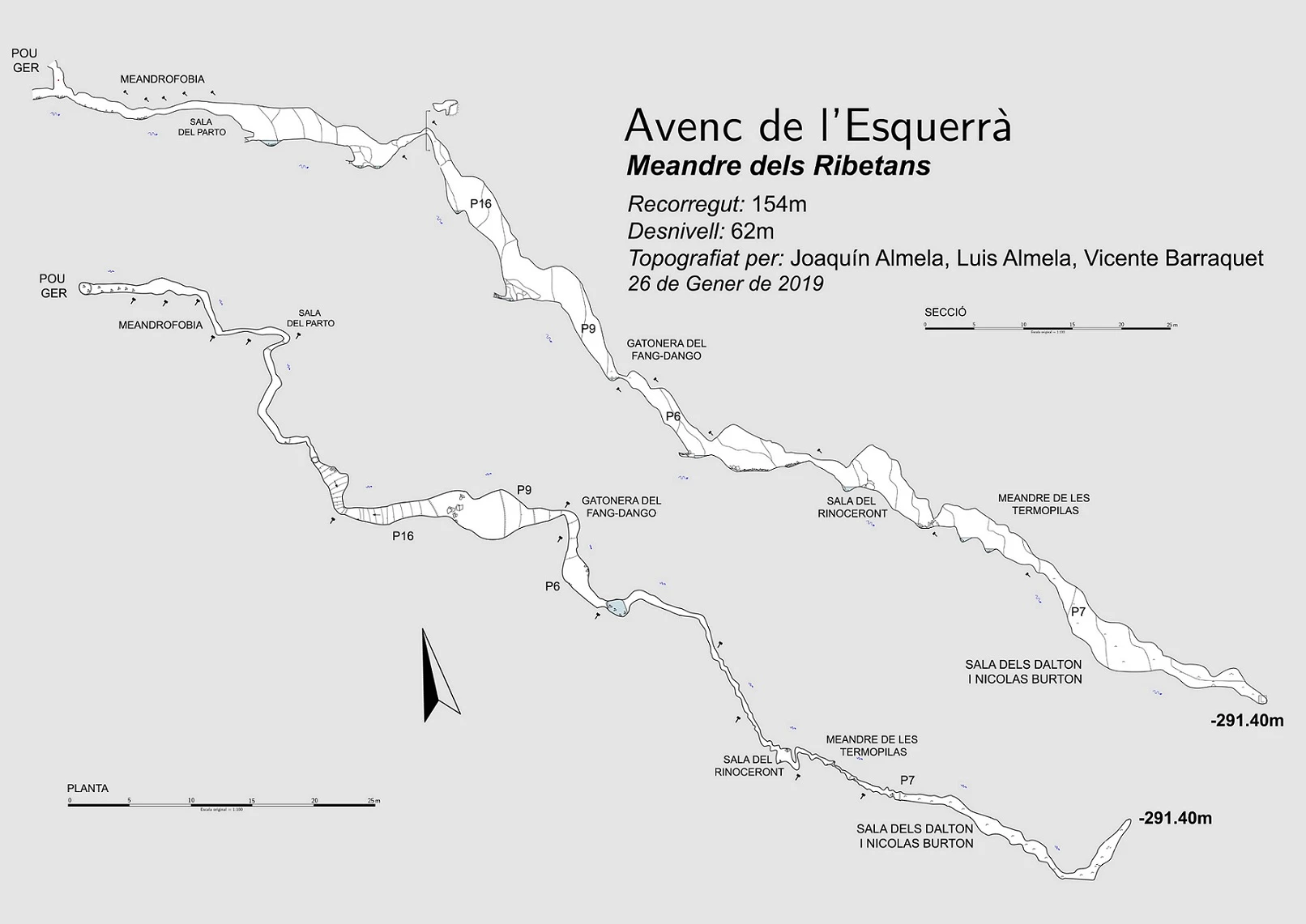 Topografia de ESQUERRÀ, AVENC DE L' (19 de 28)