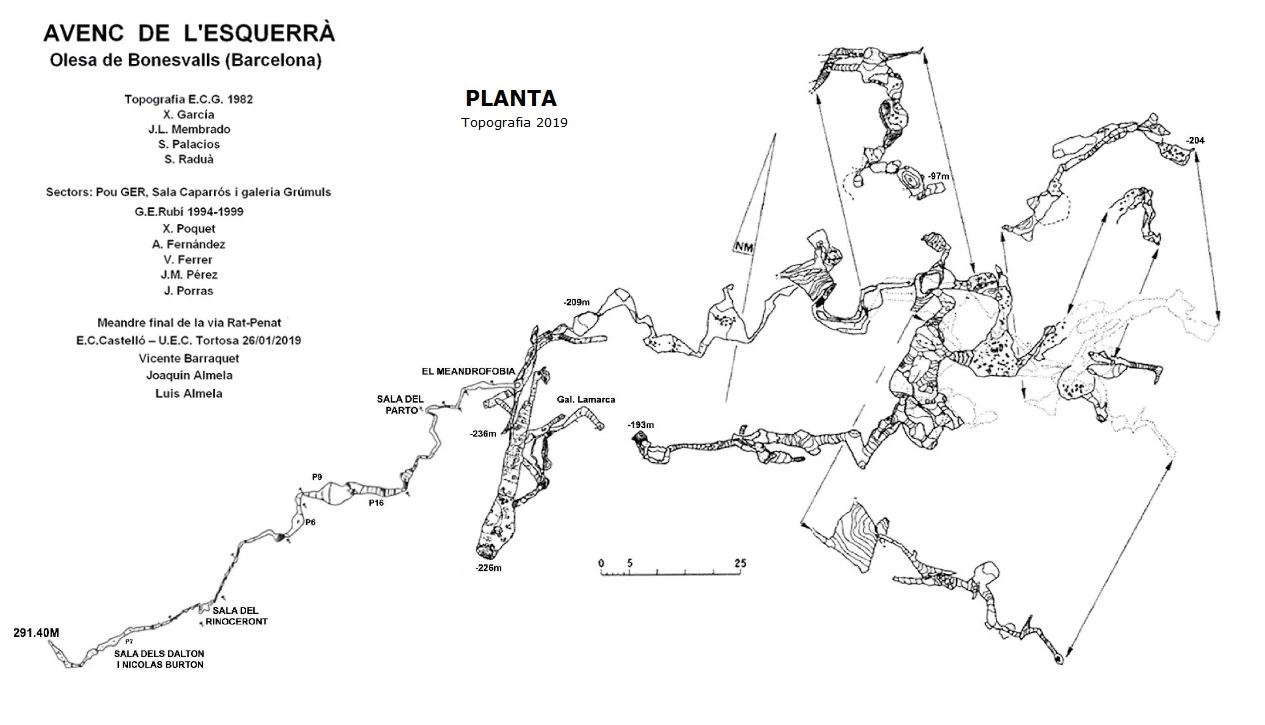 Topografia de ESQUERRÀ, AVENC DE L' (18 de 28)