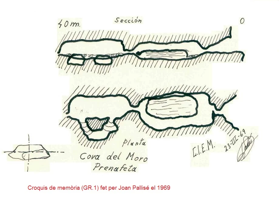 Topographie de MORO, COVA DEL (1 sur 1)