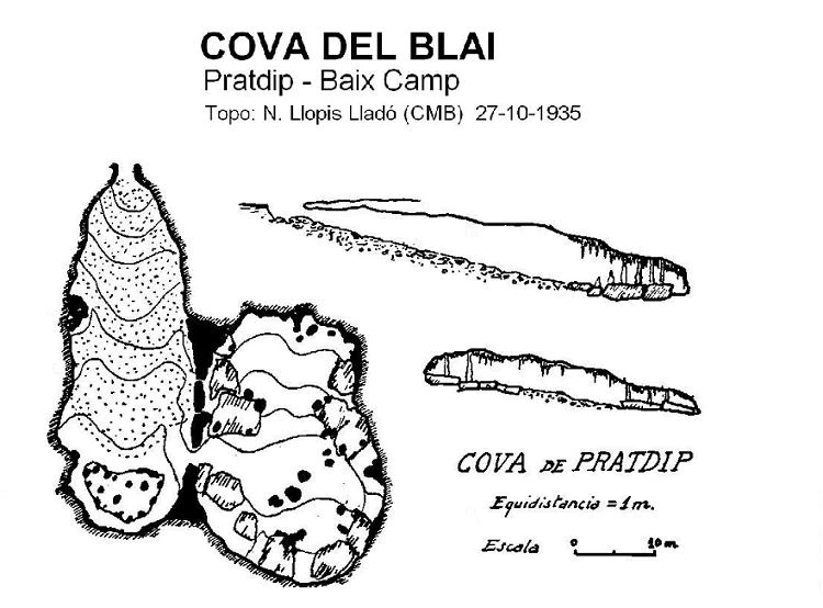 Topografia de BLAI, COVA DEL (2 de 2)