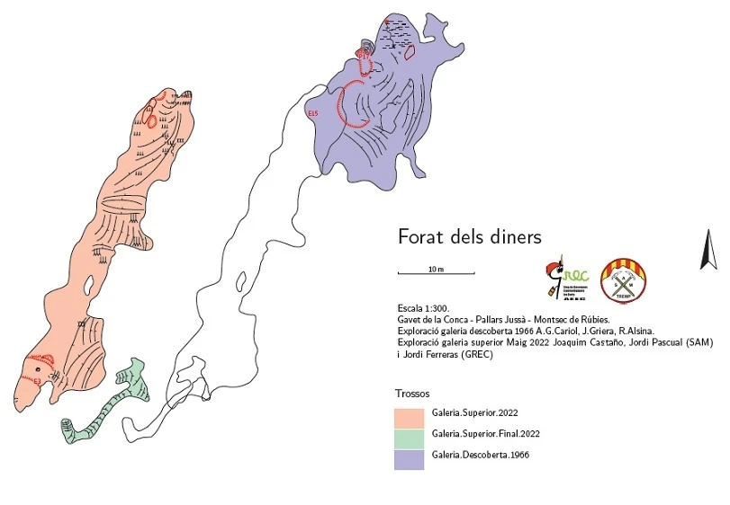 Topografía de DINERS,  FORAT DELS (2 de 3)
