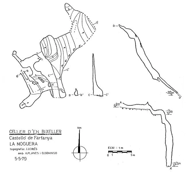 Topographie de CELLER D'EN PLANES, FORAT DEL (1 sur 2)