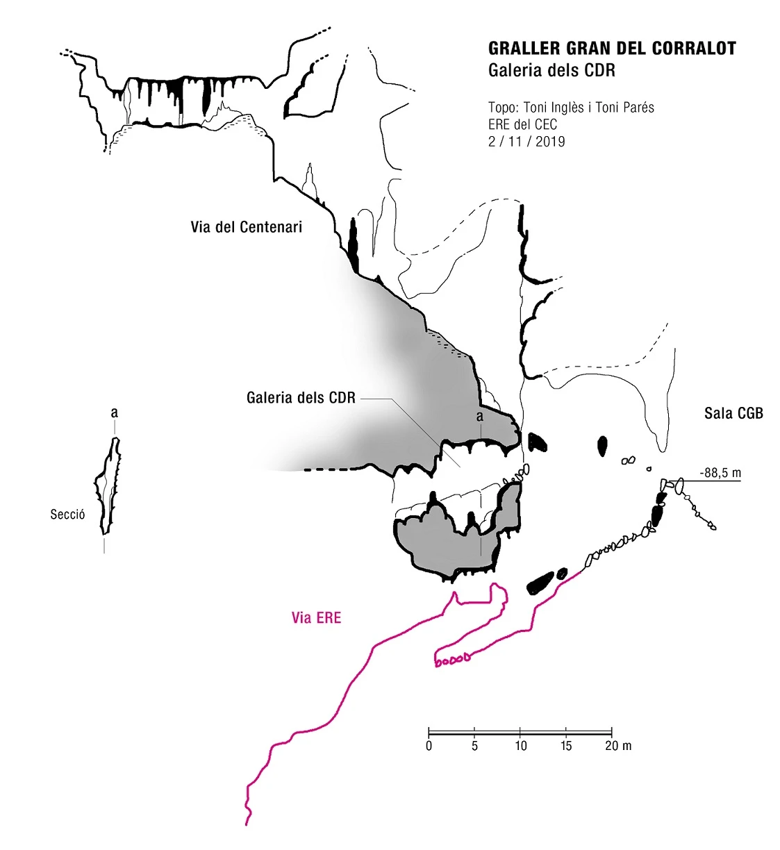 Topographie de CORRALOT, GRALLERA GRAN DEL (12 sur 12)