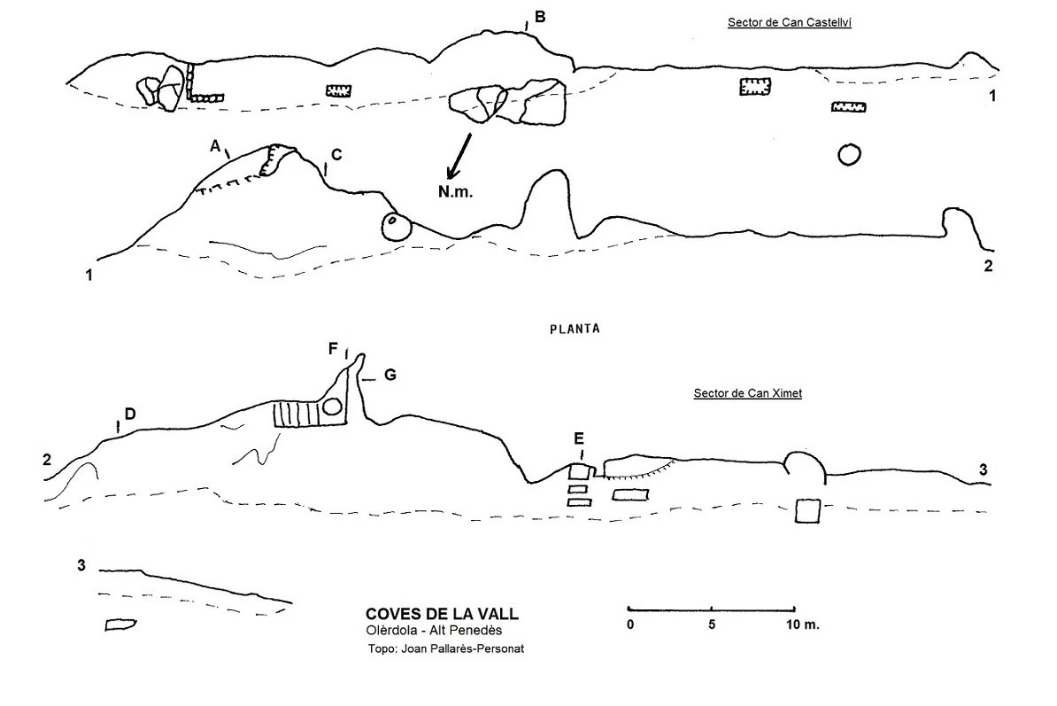 Survey of VALL, COVES DE LA (1 of 3)