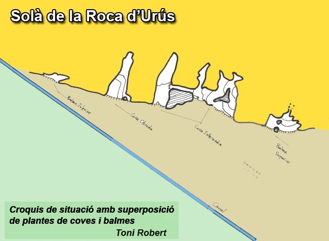 Topographie de ROCA D'URÚS, COVA INTERMÈDIA DE LA (1 sur 1)