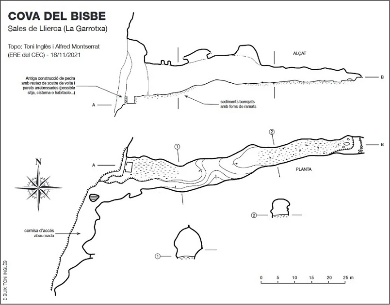 Topografia de BISBE, COVA DEL (2 de 2)