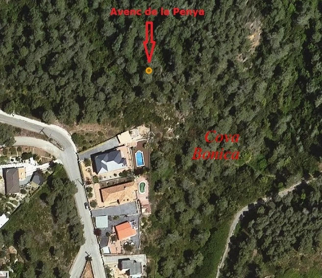 Topographie de PENYA, AVENC DE LA (1 sur 1)
