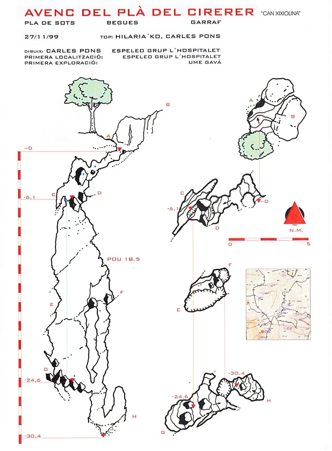 Topographie de CAN XIXOLINA, AVENC DE (2 sur 2)