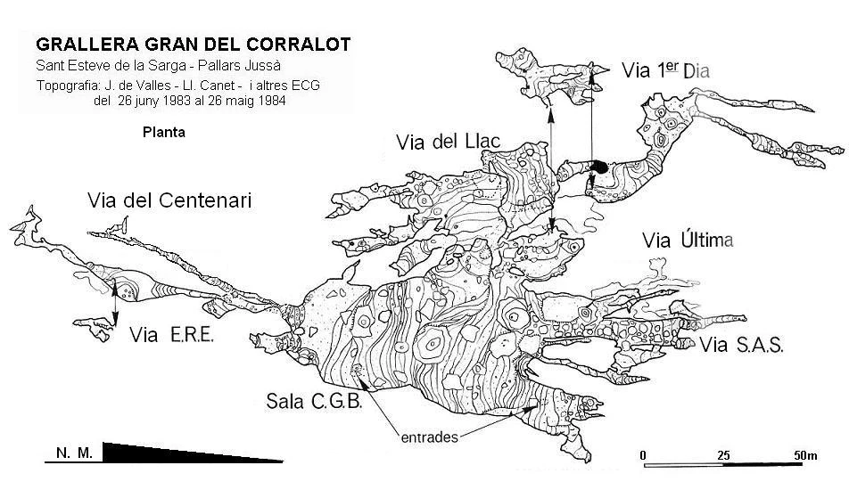 Topographie de CORRALOT, GRALLERA GRAN DEL (1 sur 12)