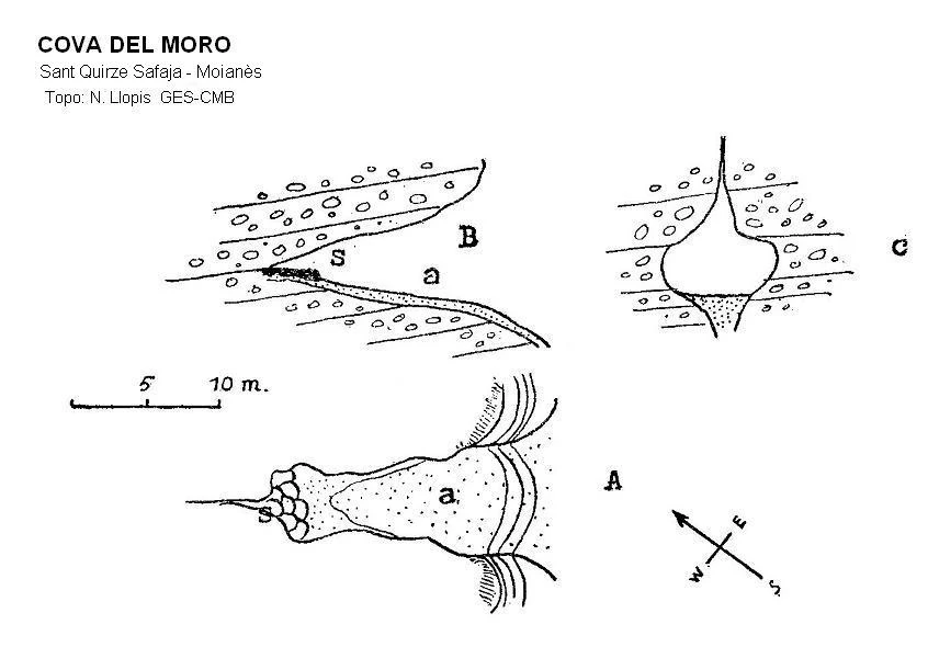 Topographie de MORO, COVA DEL (1 sur 2)