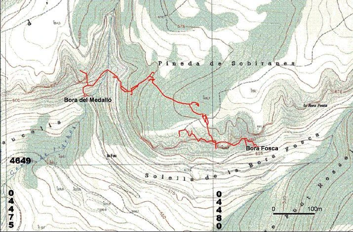Topografia de FOSCA, SISTEMA DE LA BORA (3 de 5)