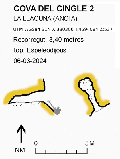 Topographie de CINGLE, COVES DEL (1 sur 1)