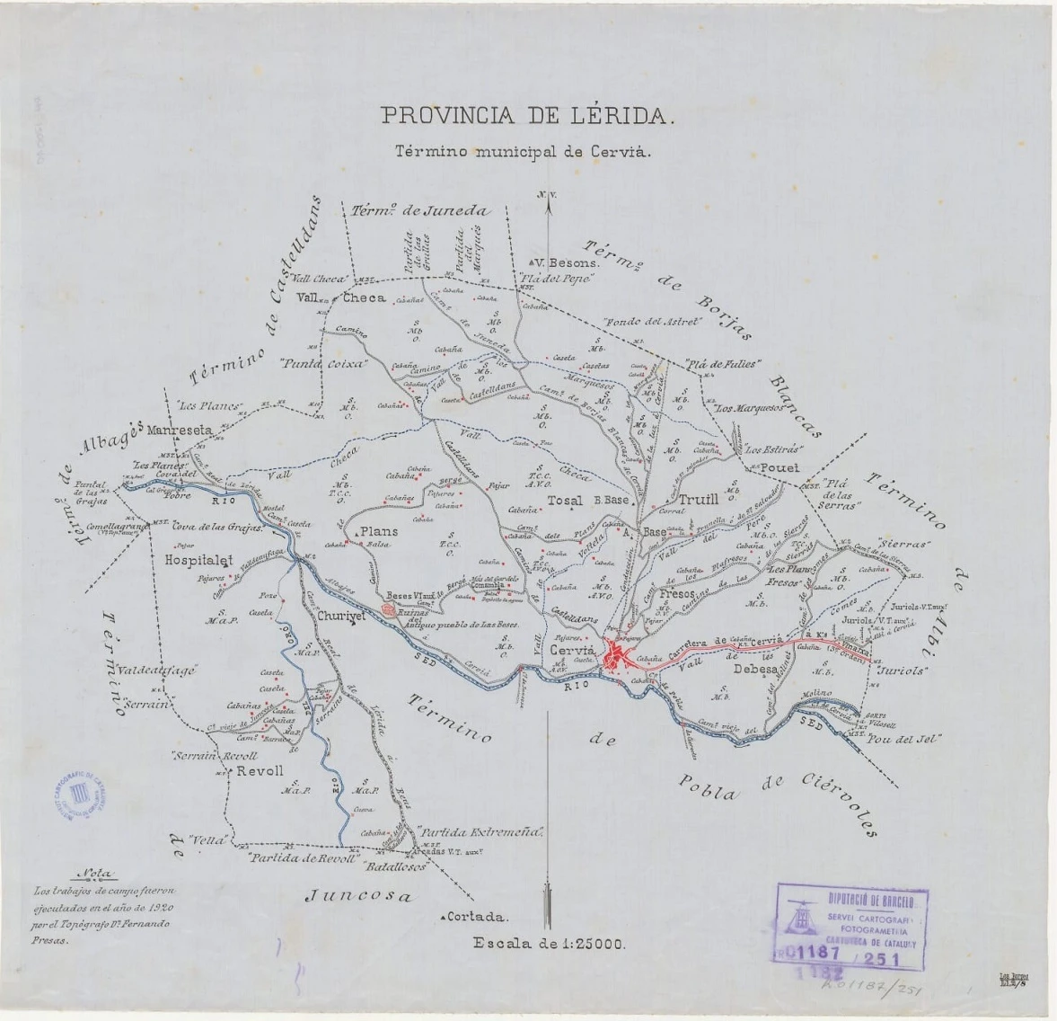 Topografia de PLANS DE L'HOSTAL, COVA DELS (1 de 1)