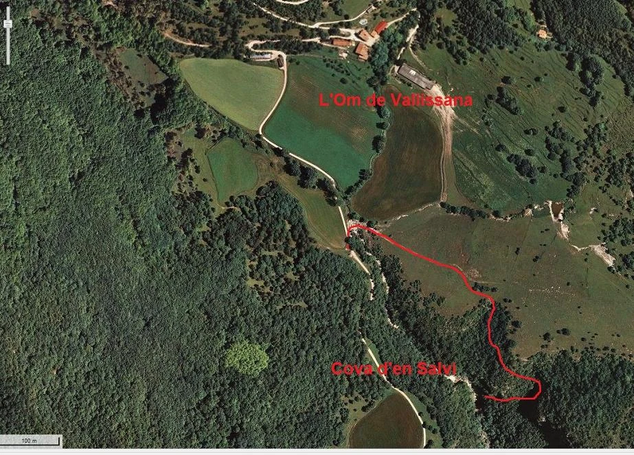 Topographie de GOLERÓ, COVA DEL (2 sur 2)