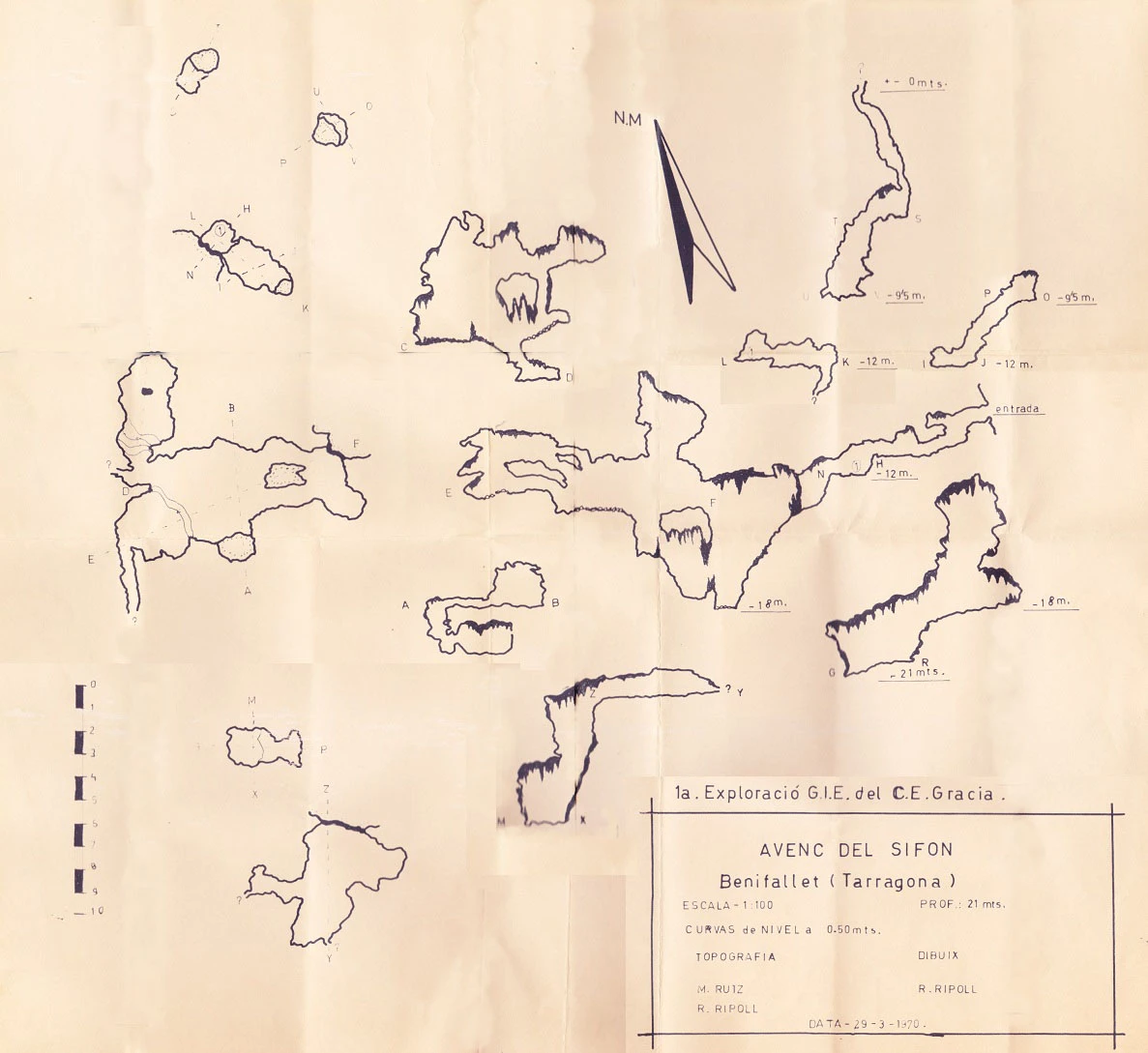 Topografia de SIFÓ, AVENC DEL (2 de 2)