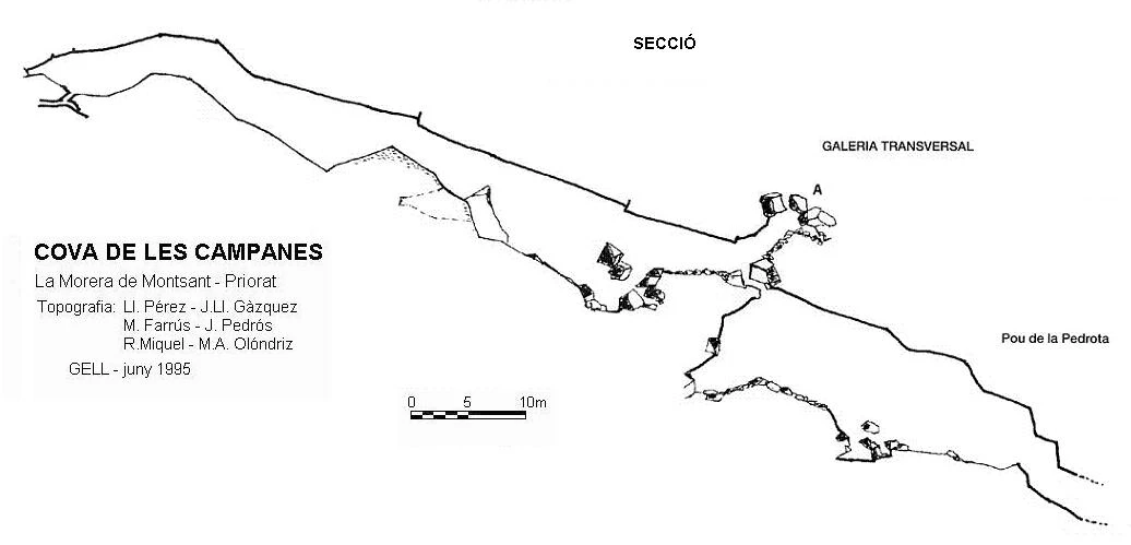 Topografia de CAMPANES, COVA DE LES (3 de 3)