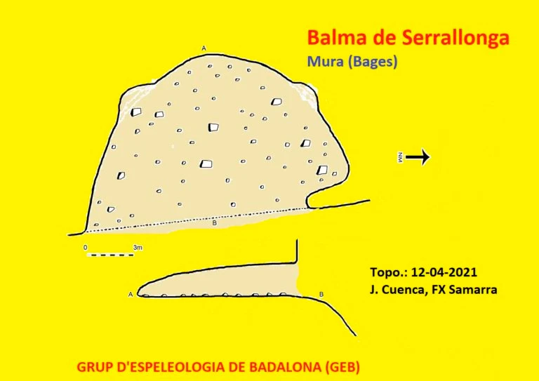 Topographie de SERRALLONGA, BALMA DE LA (1 sur 1)