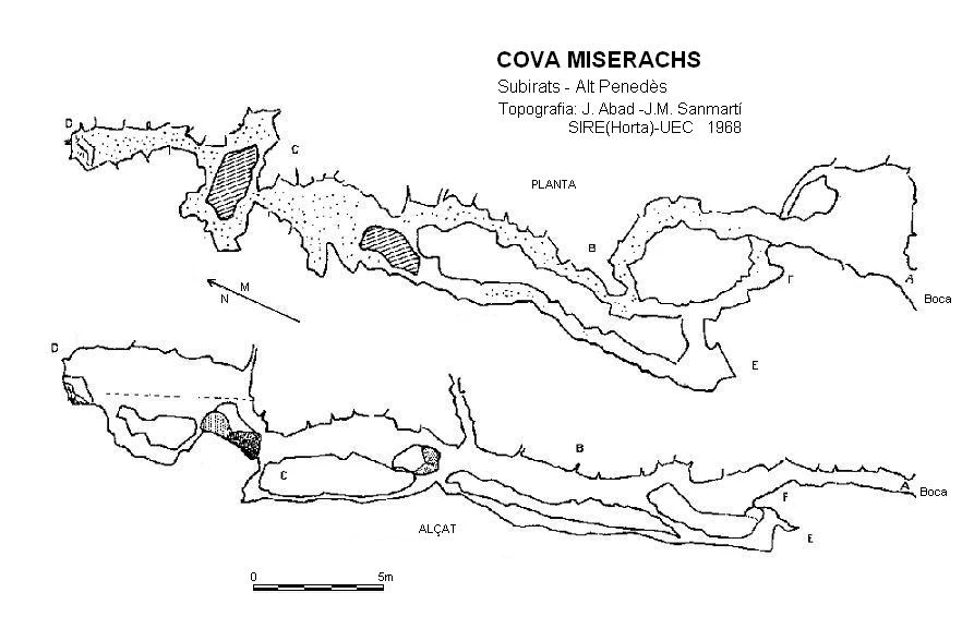 Topografia de MISERACHS, COVA (1 de 1)