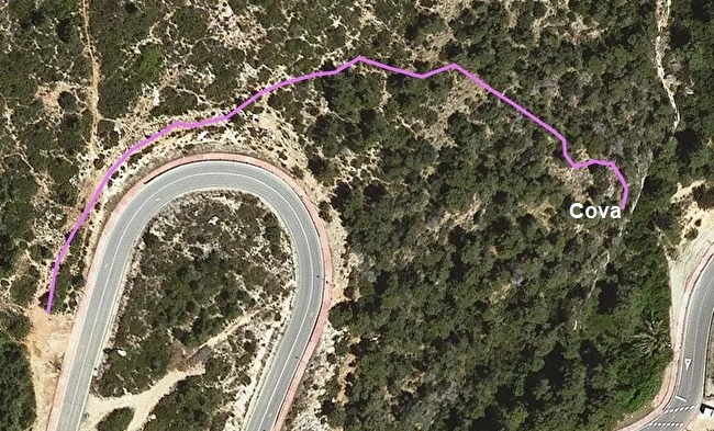 Topografia de CINGLE DE CAL DURO, COVA DEL (3 de 3)