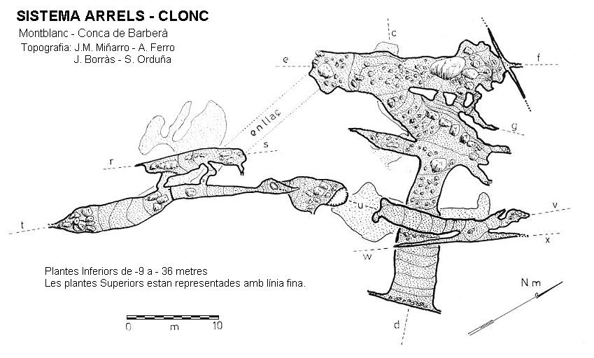 Topographie de ARRELS-CLONC, SISTEMA (5 sur 6)