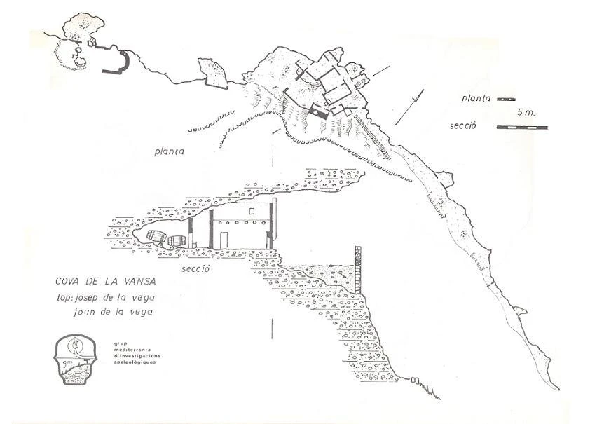 Topografía de VANSA, COVA DE LA (1 de 1)