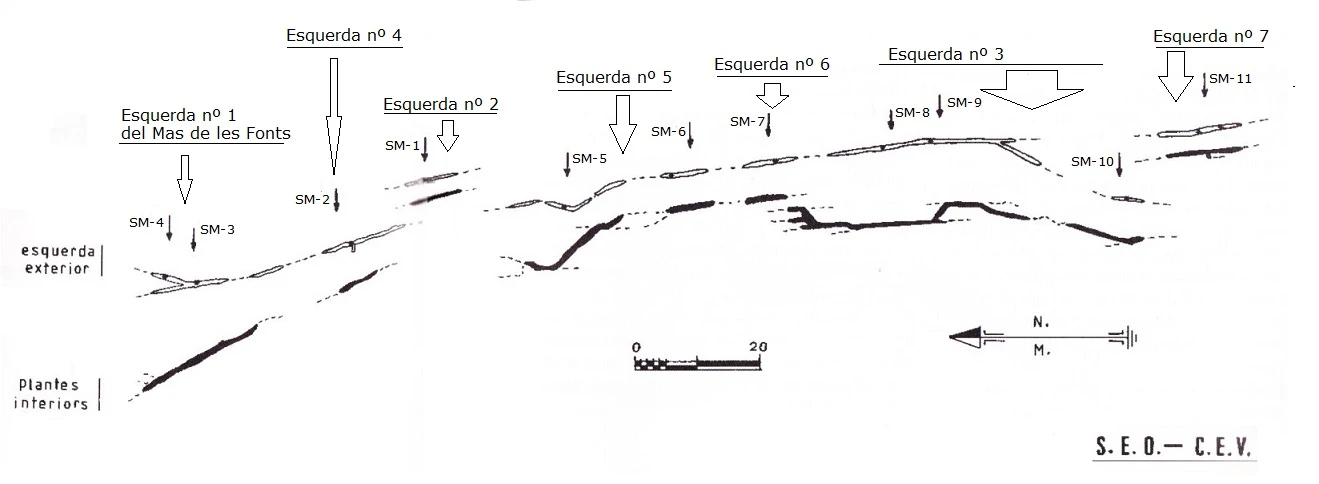 Topografia de MAS DE LES FONTS, ESQUERDA Nº 1 DEL (2 de 2)