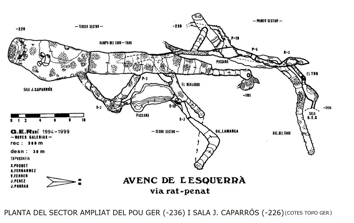 Topografia de ESQUERRÀ, AVENC DE L' (23 de 28)