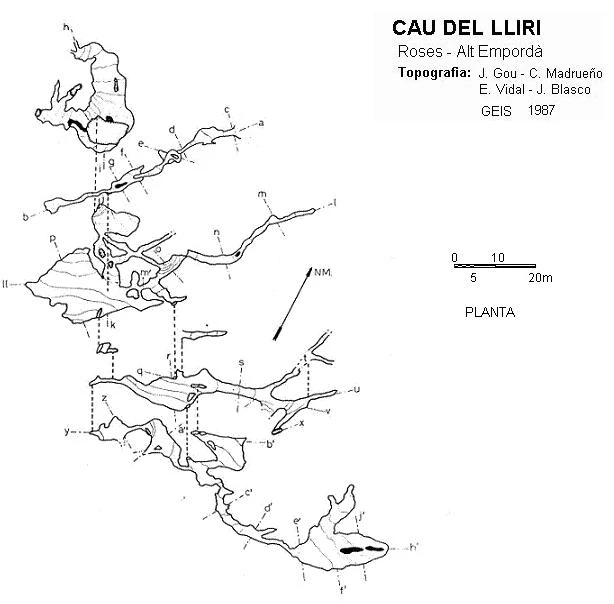Topographie de LLIRI, CAU DEL (1 sur 1)