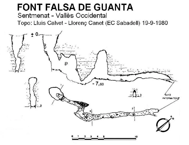 Topografia de FONT FALSA DE GUANTA, LA (1 de 1)