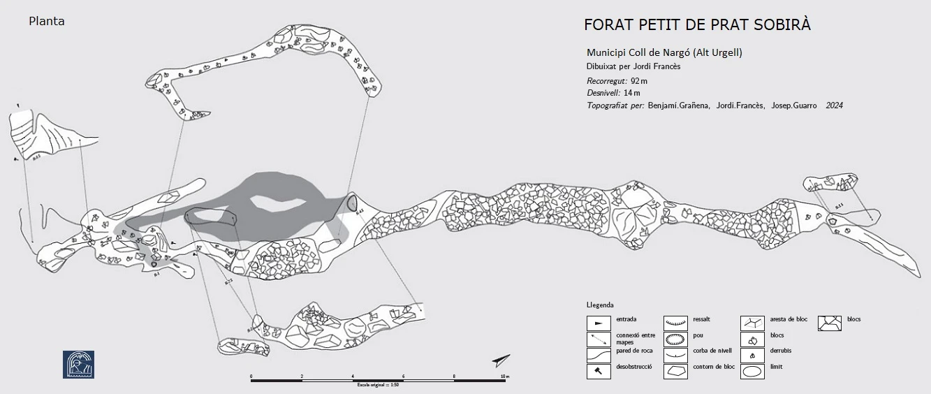Topografia de PRAT SOBIRÀ, FORAT PETIT DE (1 de 1)