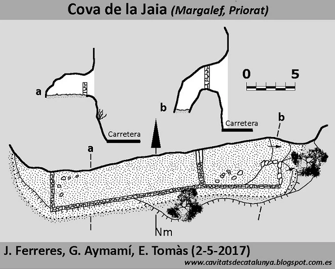 Topographie de JAIA, COVA DE LA (1 sur 1)
