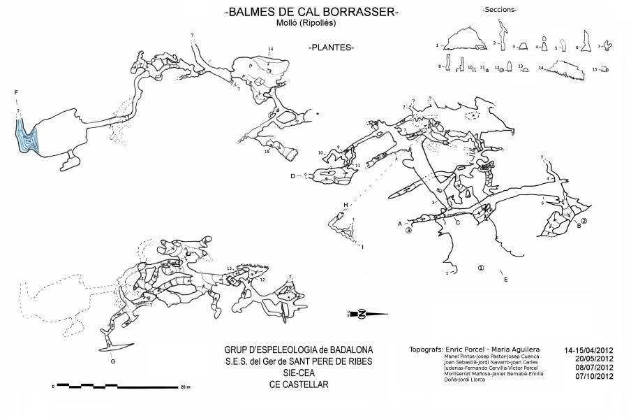 Topografía de BORRASSER, BAUMES DEL (1 de 2)