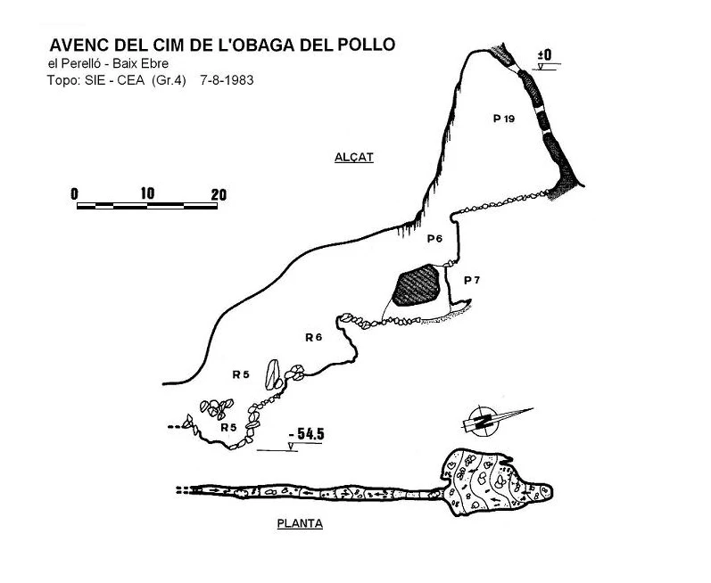 Survey of CIM DE L'OBAGA DEL POLLO, AVENC DEL (2 of 3)