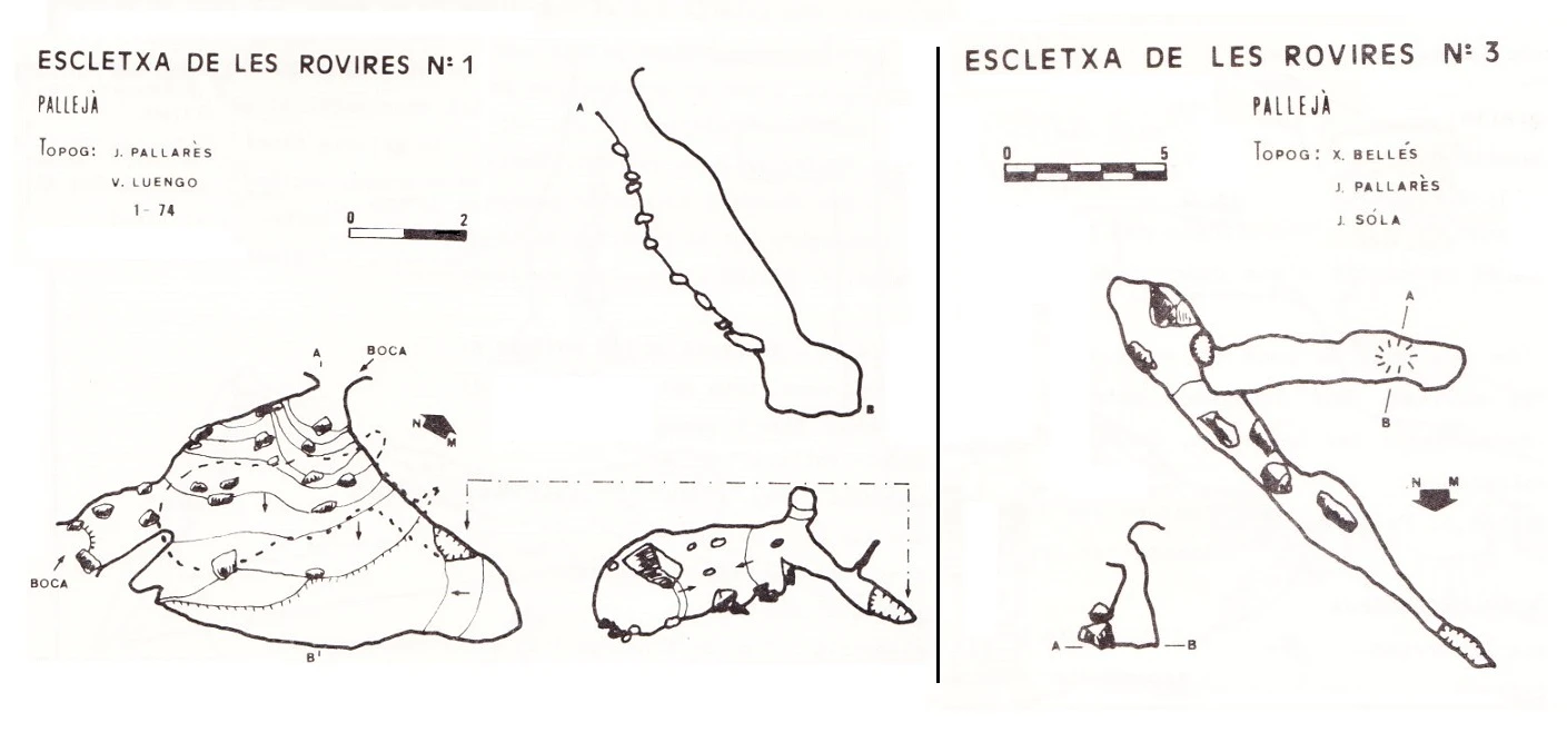 Topografia de ROVIRES Nº 1-3, COMPLEX DE LES (1 de 3)