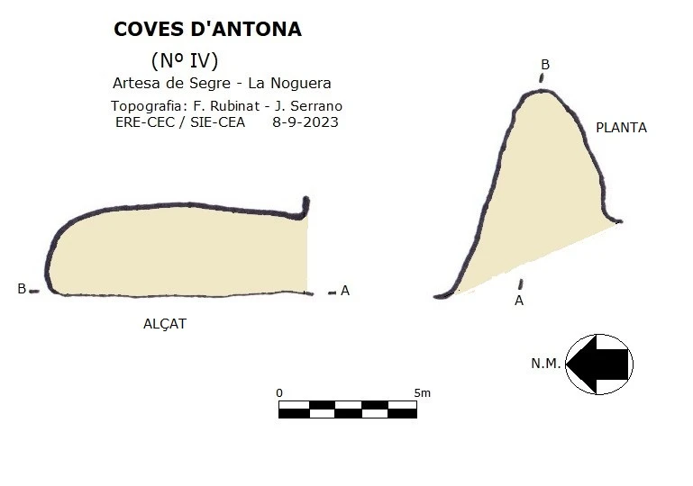 Topografia de ANTONA, COVES D' (2 de 3)