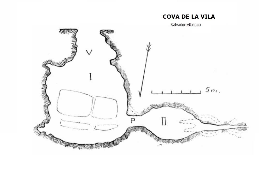 Topographie de VILA, COVA DE LA (1 sur 1)