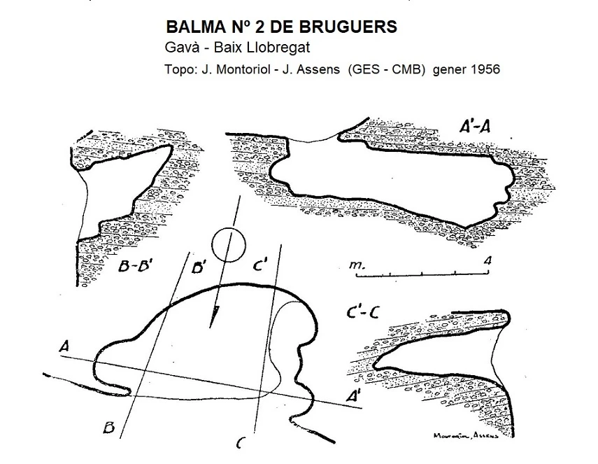 Topografia de BRUGUERS, BALMES DE (1 de 2)