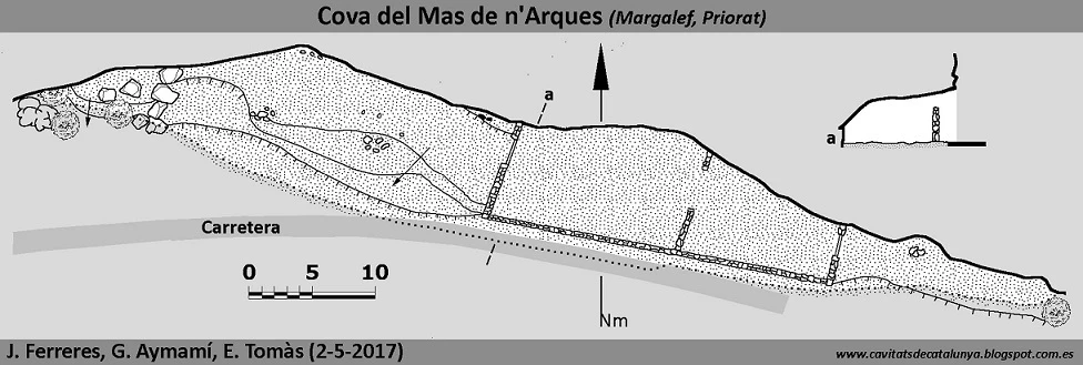 Topografia de MAS DE N'ARQUES, COVA DE (1 de 1)